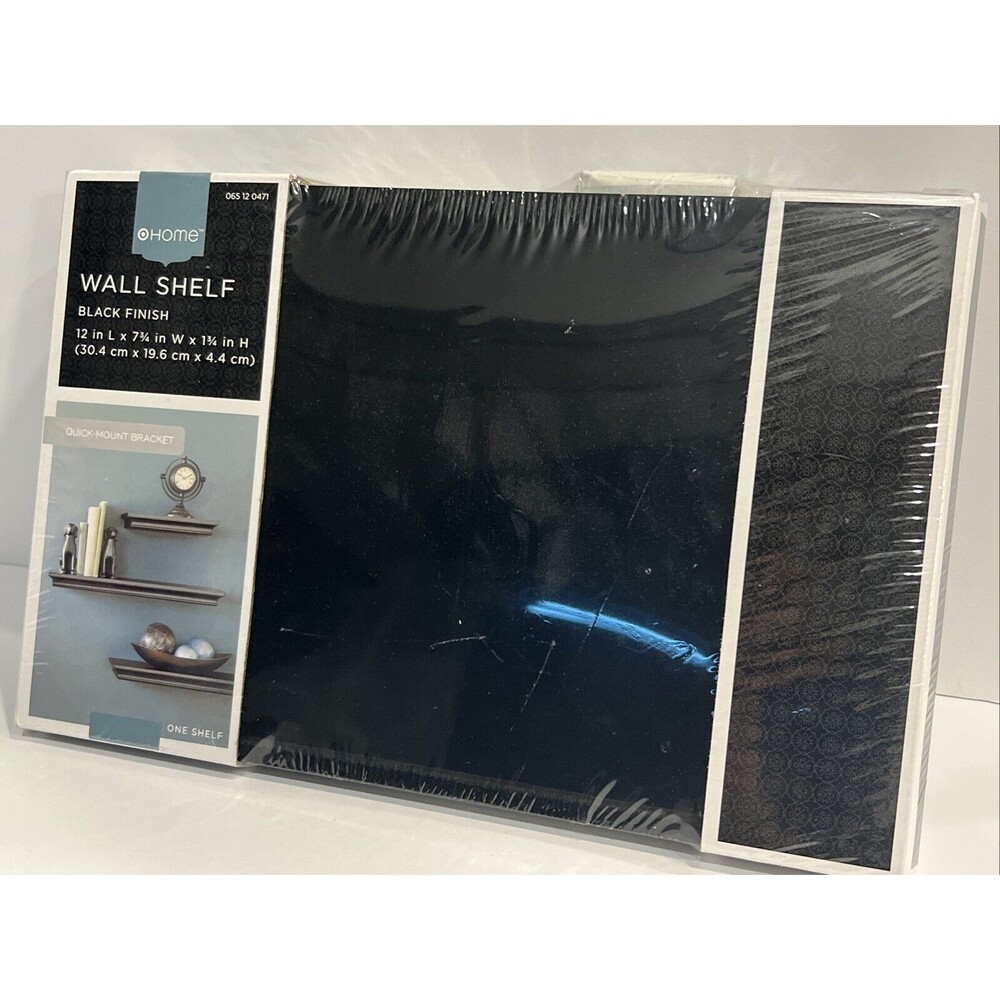 Target Black Wall Shelf Brand NEW in Package, SEALED, Home Decor, Storage